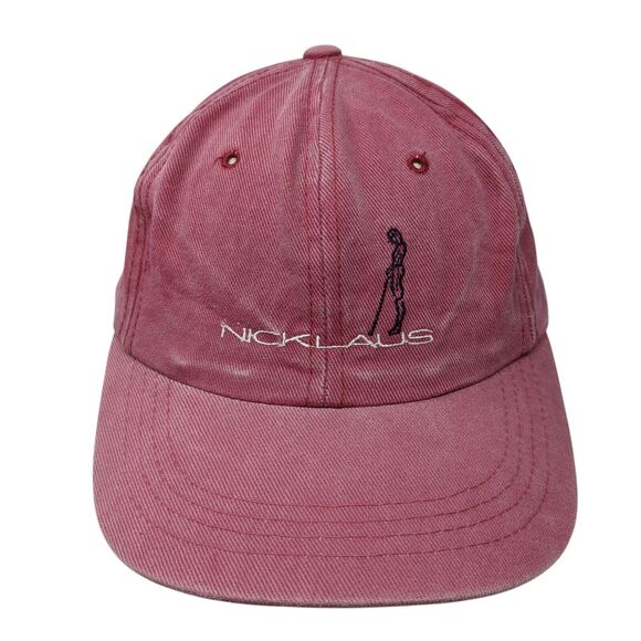 Nicklaus For Women Slideback Hat Red One Size Adjustable Embroidered 6 Panel - Picture 1 of 8